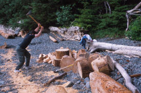 making wood