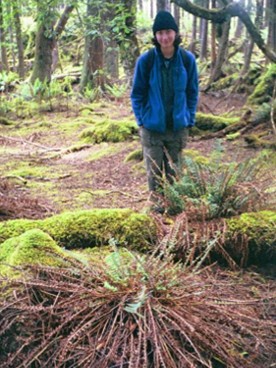 forest interior with deer (West Skedans)