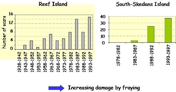 fraying damage